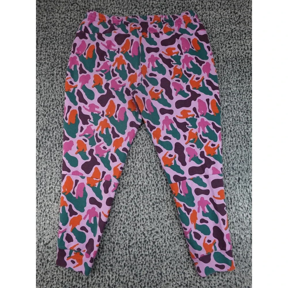 Adidas N.E.R.D. Sweatpants Men XL Purple Camo Rare Sample Brain Print Jogger